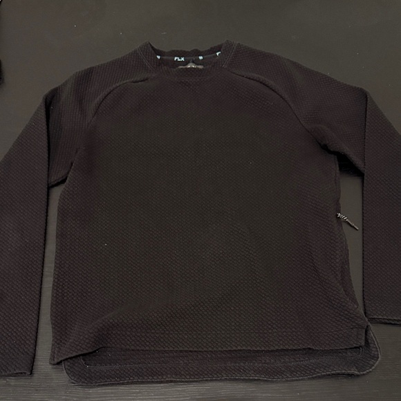FLX Other - FLX Men's Textured Black Crewneck Sweater